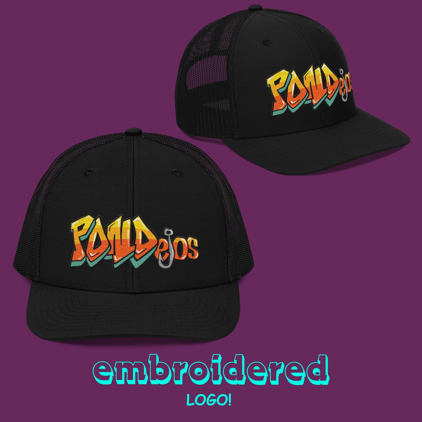 PONDejos Richardson Hat - Teal Bottom