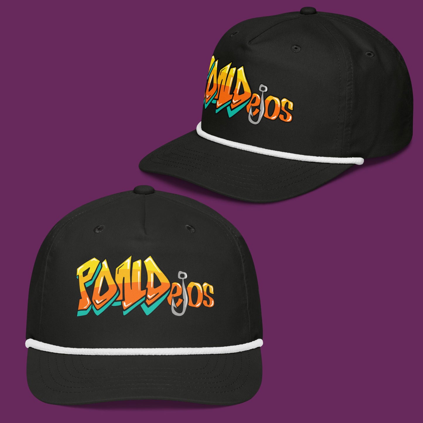 PONDejos Rope Hat - Teal Bottom